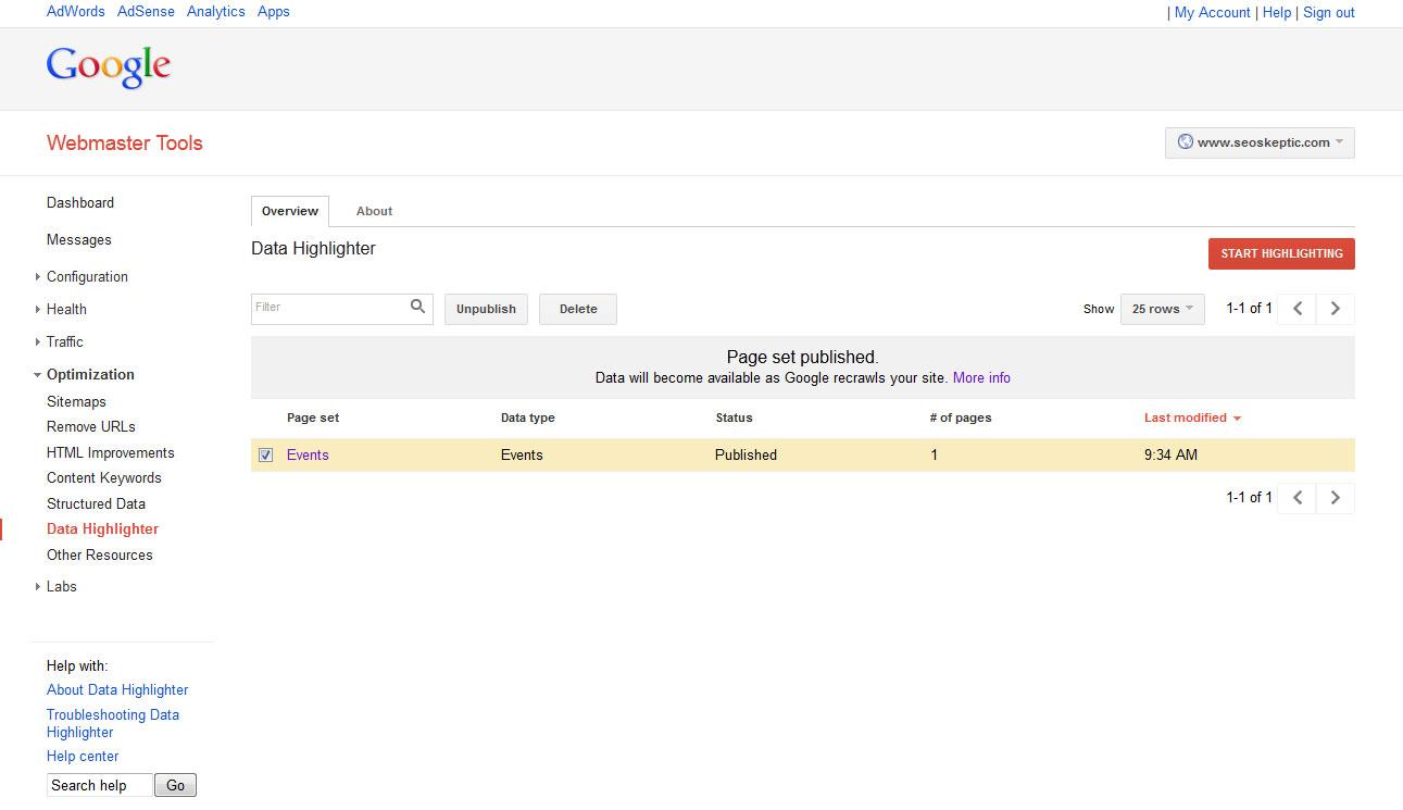 Google Webmaster Tool Google Webmaster Tool