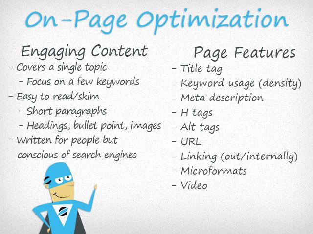 On Page Optimization