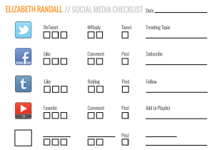 Social Media Checklist