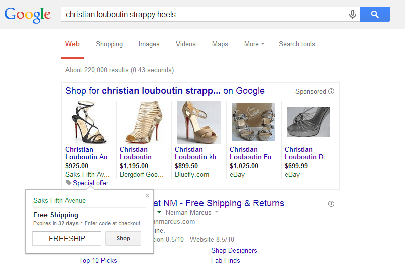 Shopping Ad Extension