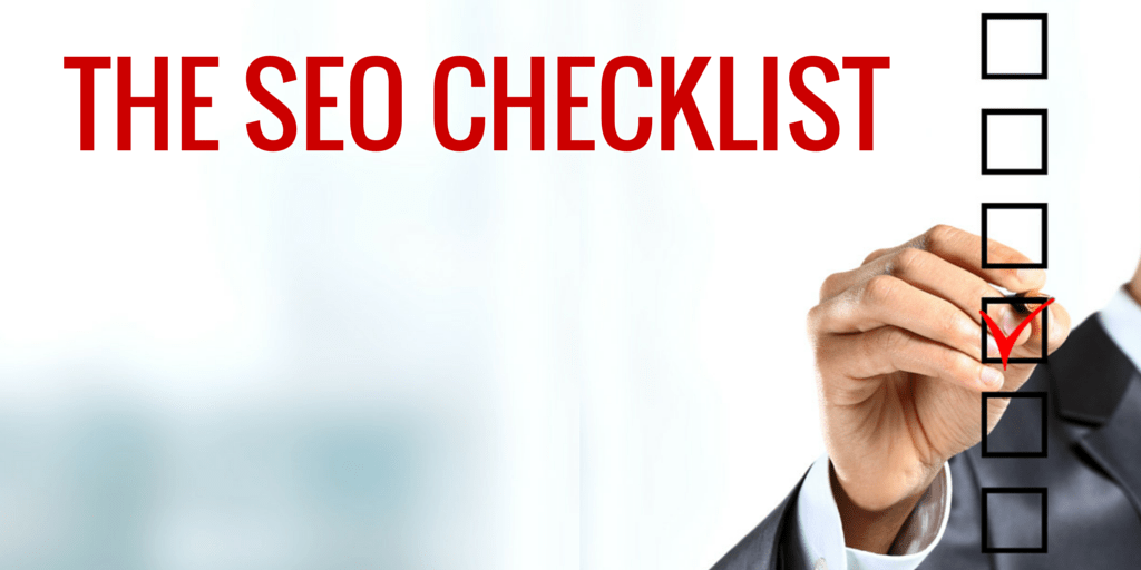 The SEO Checklist The SEO Checklist