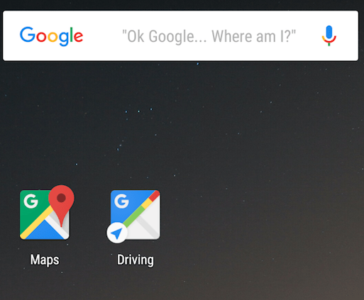 Google Maps Driving Mode Feature Google Maps Driving Mode Feature