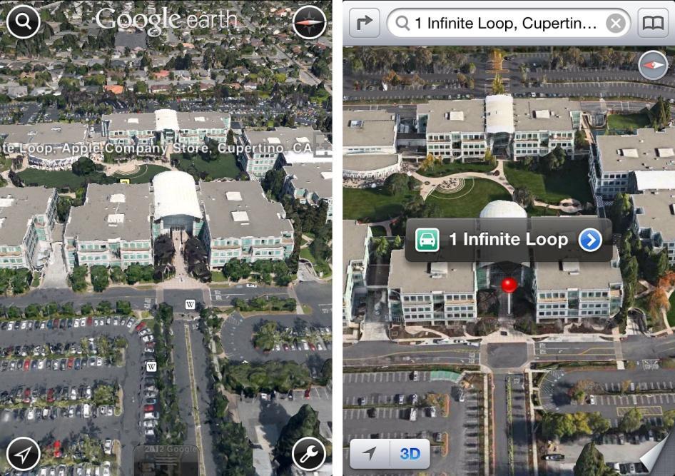 Navigation in Google Maps Navigation in Google Maps