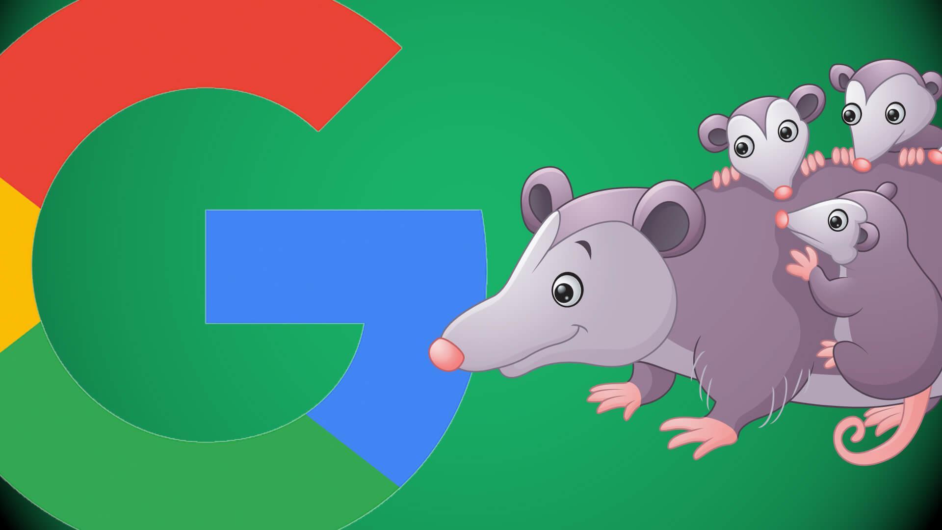 Googles Possum Update